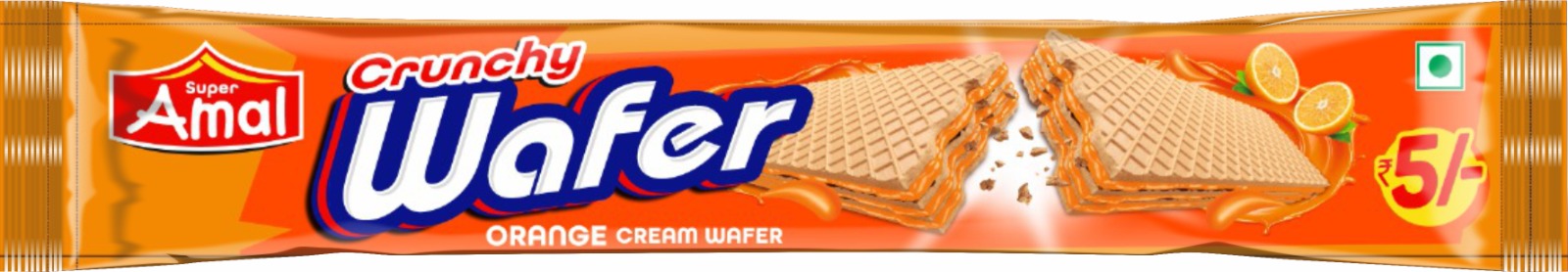 CRUNCHY WAFERS orange