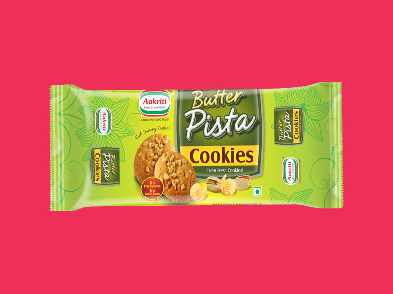 Butter Pista Cookies